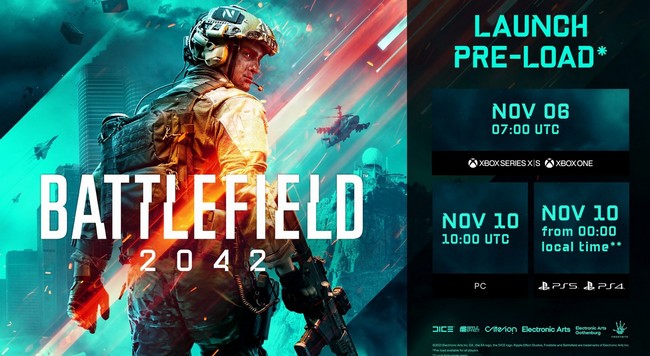 Date et Heure de Pré-téléchargement Battlefield 2042 