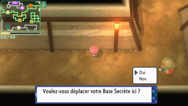 Déplacer sa base secrète