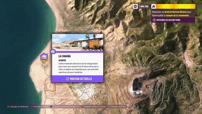 Emplacement de La Cabana