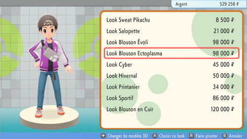 Look Blouson Ectoplasma