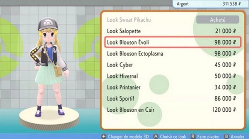 Look Blouson Évoli-fille