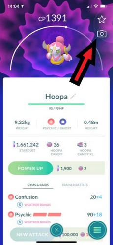 Prendre un photo de Hoopa