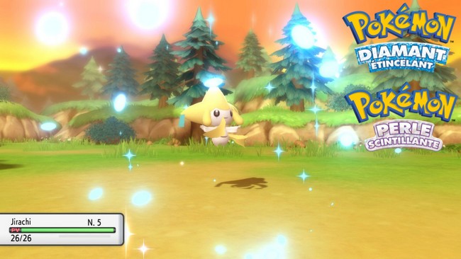 avoir Jirachi dans Pokémon Diamant étincelant et Perle scintillante