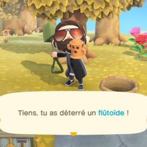 Le lendemain, vous pourrez déterrer votre gyroïde complet