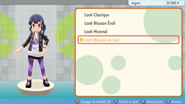 looks dans Pokémon Diamant Étincelant et Perle Scintillante