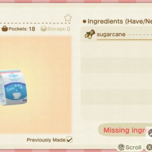 sucre animal crossing