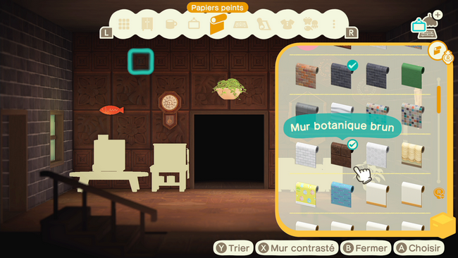 un papier peint Animal Crossing: New Horizon