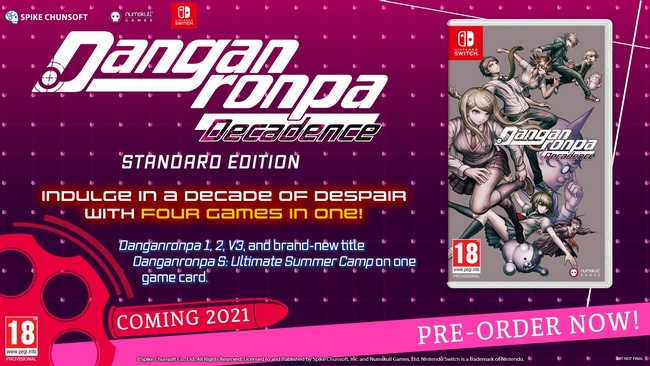 Date de sortie Danganronpa Decadence