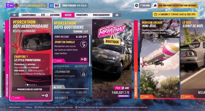 Défi hebdomadaire Révolutionnaire forza horizon 5