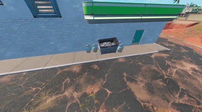 Emplacement du premier petit avion dans Condo Canyon