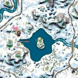 Emplacement d'Experte des câlins dans Fortnite chapitre 3 saison 1