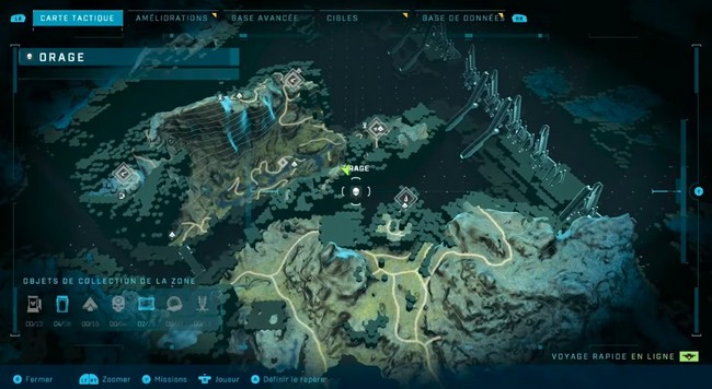 Halo Infinite - emplacemen du crâne ORAGE