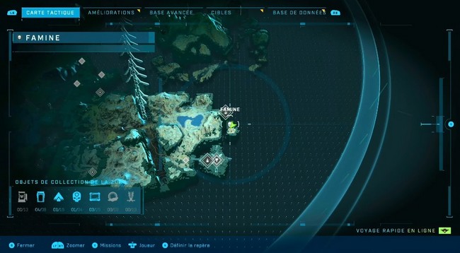 Halo Infinite - emplacement du crâne FAMINE