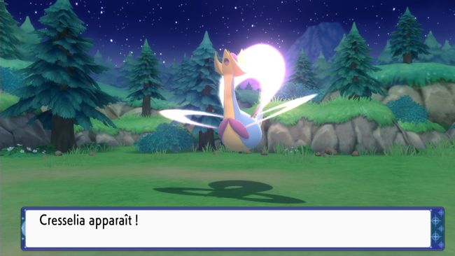 La capture de Cresselia