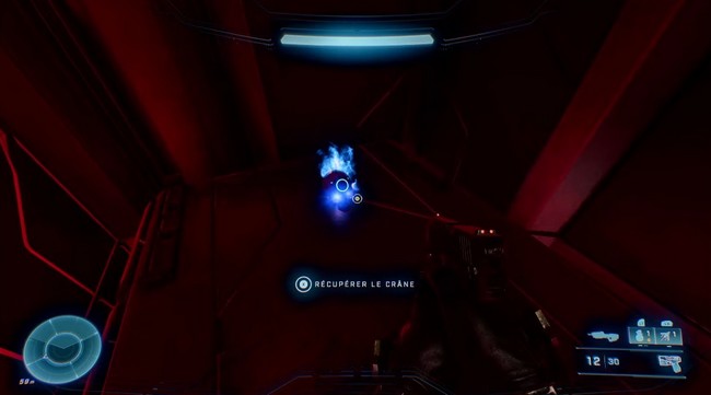 Localisation du crâne BOOM