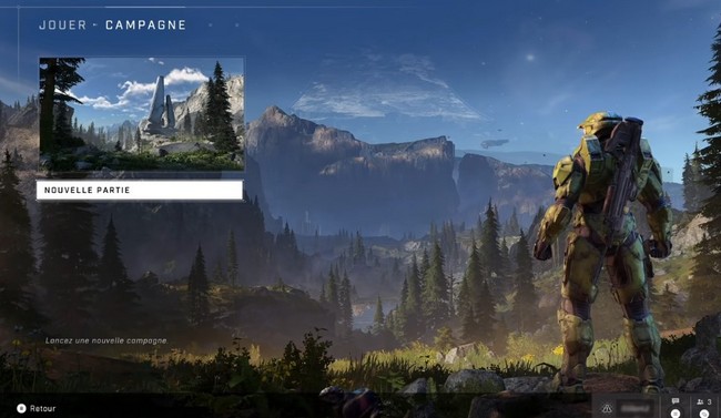 Nouvelle partie-campagne Halo Infinite