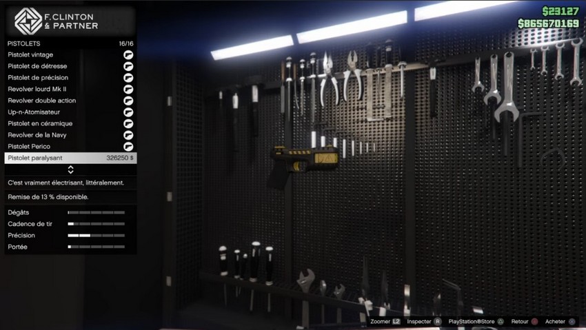 Pistolet Paralysant gta 5 online