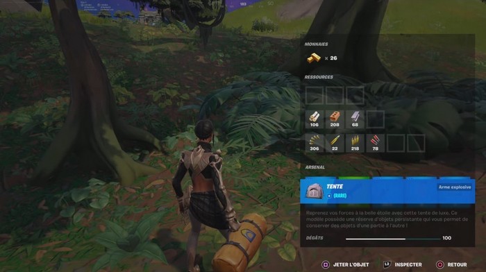 Tente fortnite chapitre 3 saison 1 -1