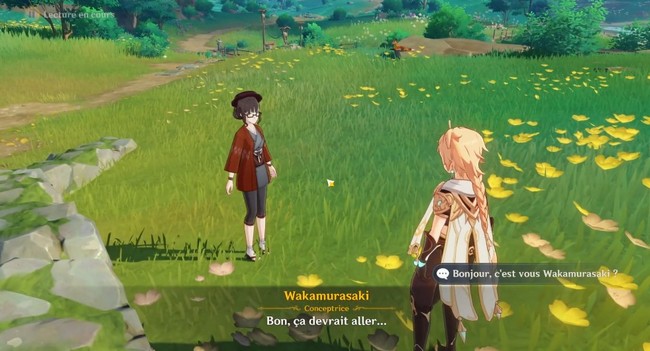 Wakamurasaki dans Genshin Impact