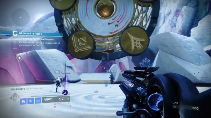 commencez le Défi d'Eternité : Faites tourner la roue de l'adversité et commencez de le Défi