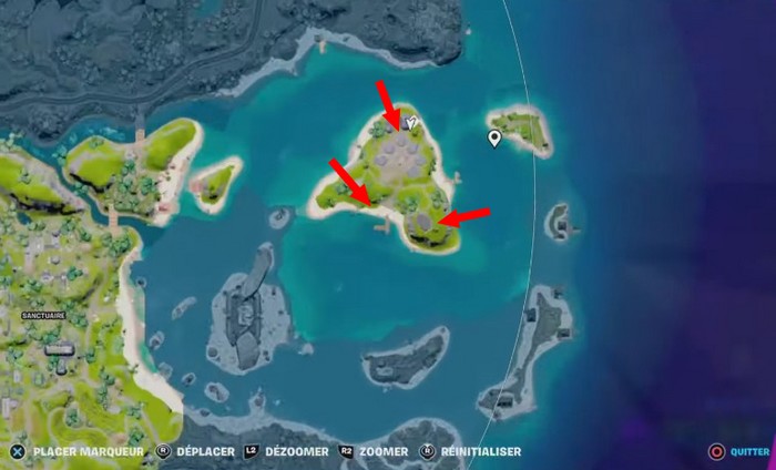 Emplacements des brouilleurs de signaux dans Fortnite chapitre 3 saison 1