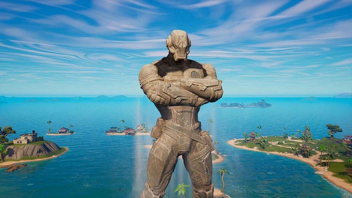Le statue du monument magistral dans Fortnite