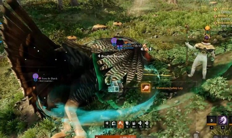 obtenir Monstrous Turkey Leg dans New World