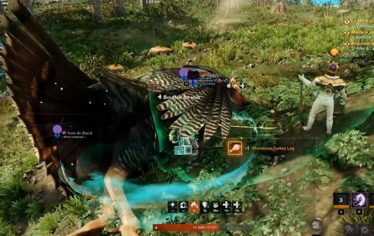 obtenir Monstrous Turkey Leg dans New World