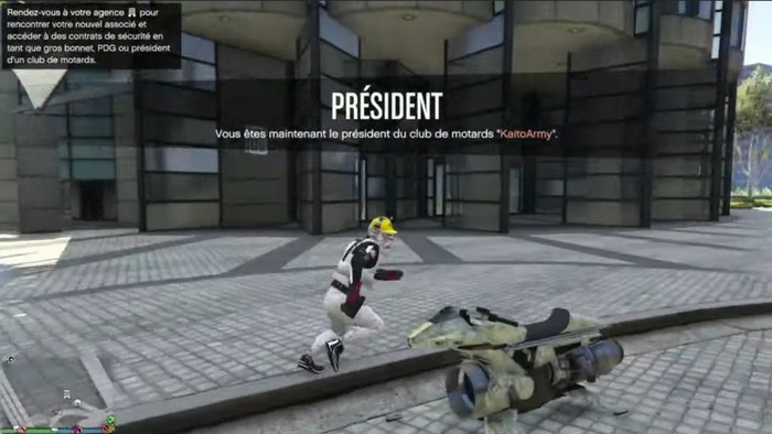 président du club de motards