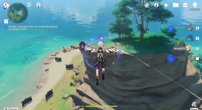 rendez-vous sur le site de recherche pour le sauvetage