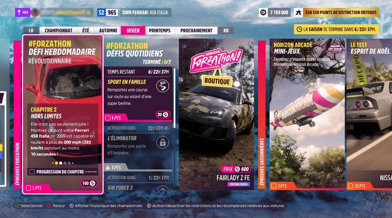 roulant à plus de 200mph pendnat au moins 10 secondes