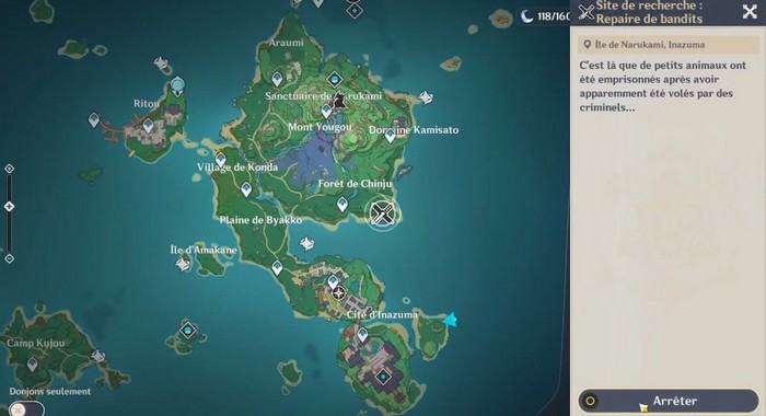 site de recherche repaire de bandits