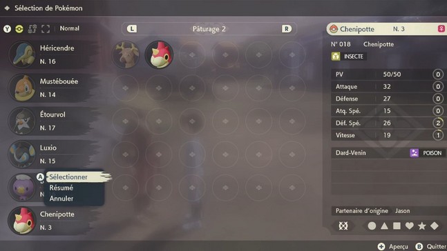 Chenipotte peut évoluer - Légendes Pokémon Arceus-1