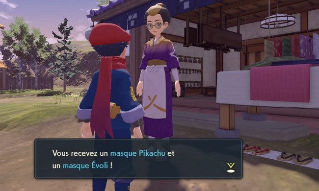 Comment avoir les masques de Pikachu et d'Évoli dans Légendes Pokémon Arceus