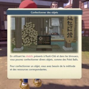 Confictionner des objets Légendes Pokémon Arceus