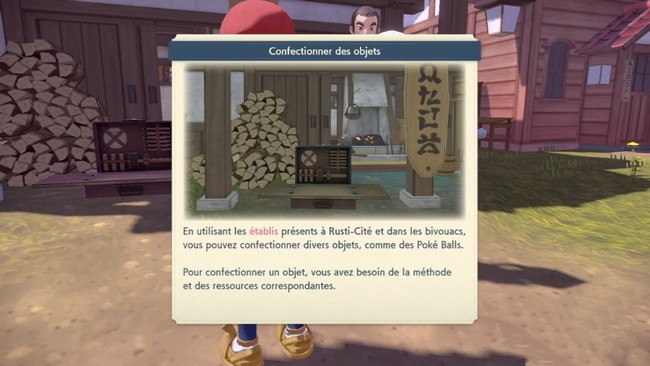 Confictionner des objets Légendes Pokémon Arceus