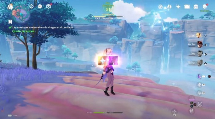 Les épreuves souterraines du dragon et du serpent-quête terminée