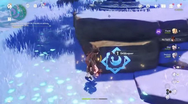 Suivez les instructions de Tsuyuko et activez tous les autels