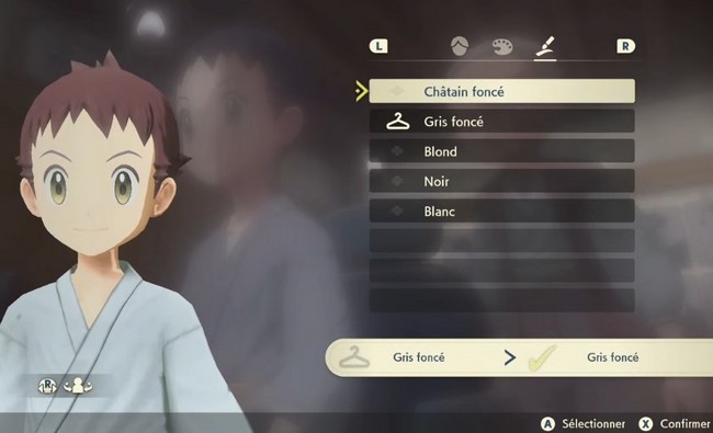 changer de coiffure dans Légendes Pokémon Arceus
