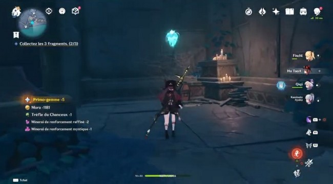 collectez le deuxième fragement