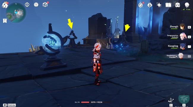 défi de Date quête genshin impact