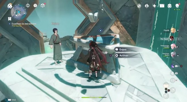 examinez le mécanisme