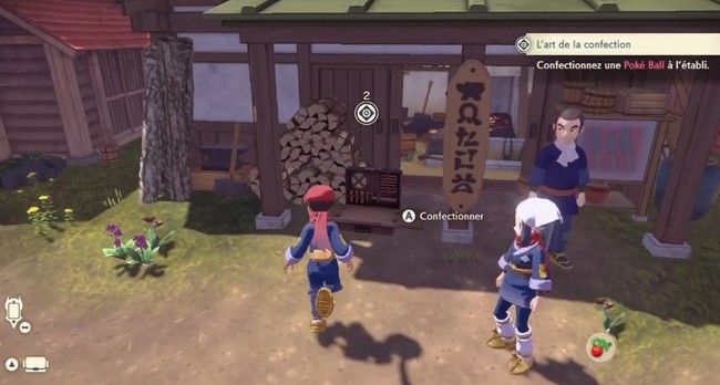 fabriquer des objets dans Légendes Pokémon Arceus