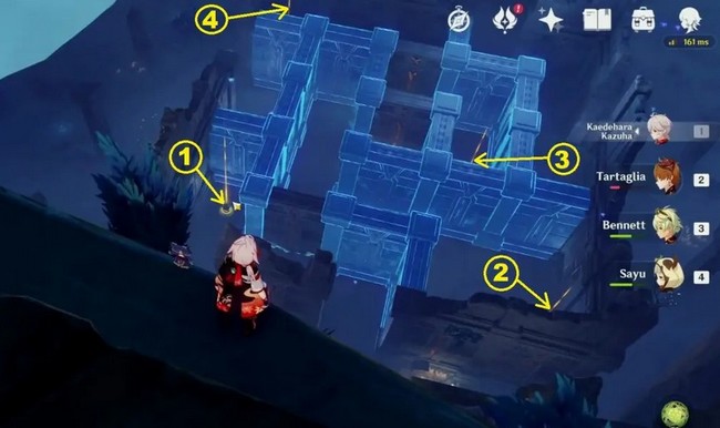 la quête Le défi de Date genshint impact-1