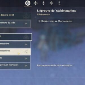 quête L'épreuve de Yachimatahime-genshin impact