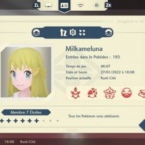 sauvegarde Légendes Pokémon Arceus