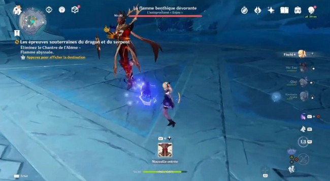 Éliminez le Chantre de l'Abime - Flamme benthique dévorante