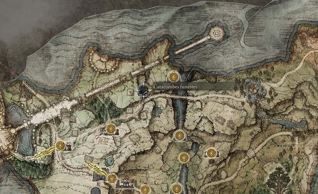 Catacombes Funestes dans Elden Ring