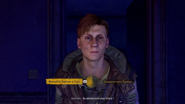 Choix Damien- Remettre Damien à Carl – Personnes disparues Dying Light 2 Stay Human