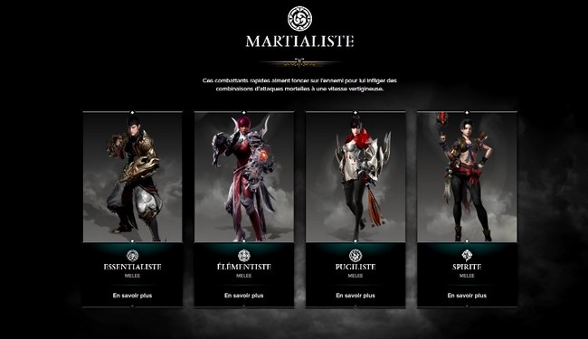 Classe Martialiste Lost Ark